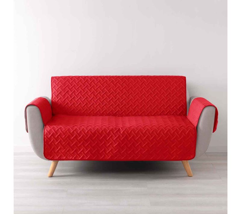 Protège Canapé "lounge" 179x223cm Rouge