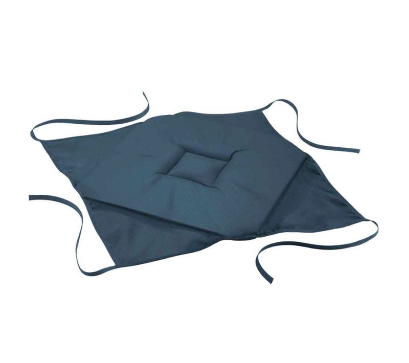 Galette De Chaise "essentiel" 40x40cm Bleu Marine