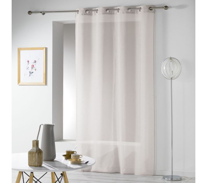 Rideau Voilage "telma" 140x280cm Taupe