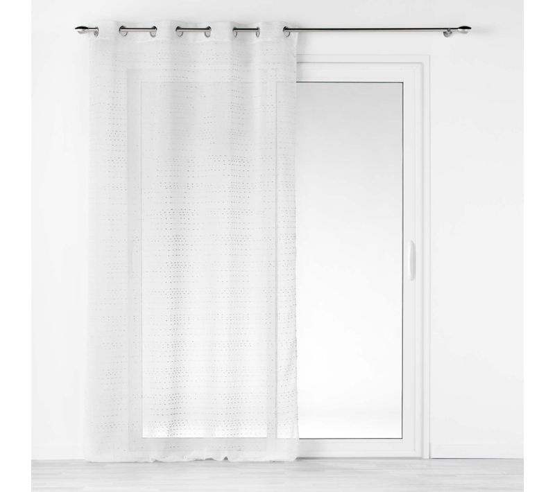 Voilage 140x240 cm AMAZIA Blanc