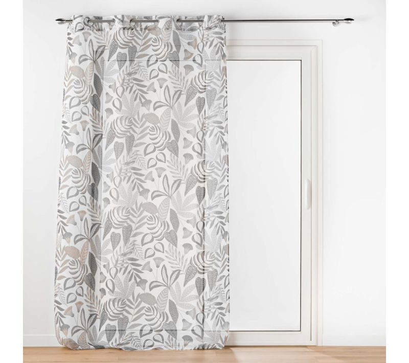 Rideau Voilage à Oeillets "tilda" 140x240cm Blanc