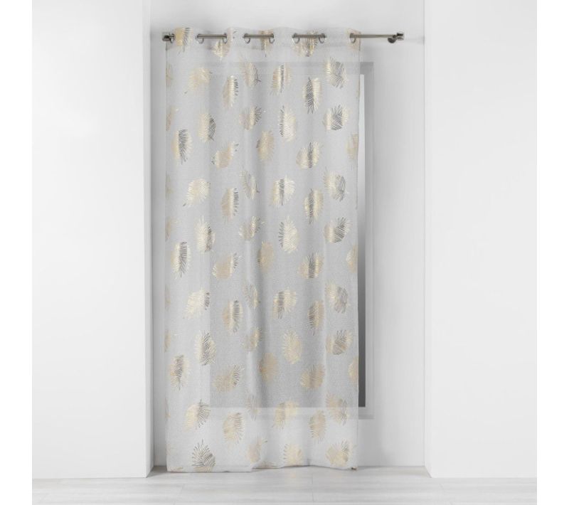 Rideau Voilage "sunny Gold" 140x280cm Or