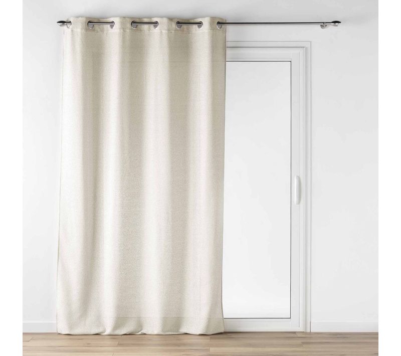 Rideau Voilage à Oeillets "loulaine" 140x240cm Lin