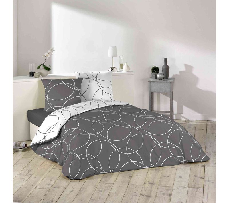 Parure De Lit Elton Gris 240x220