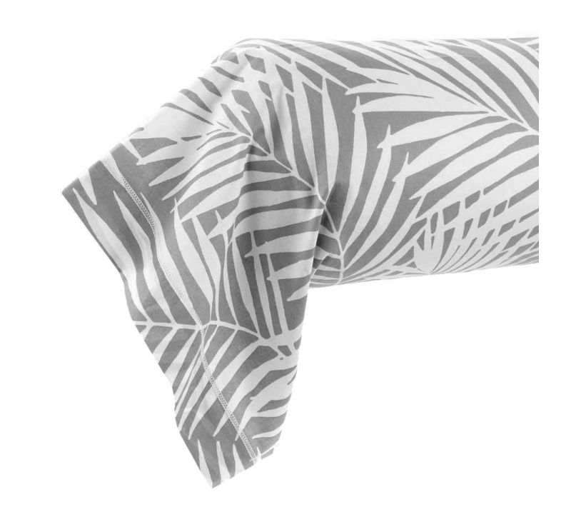 Taie De Traversin "botania" 85x185cm Gris