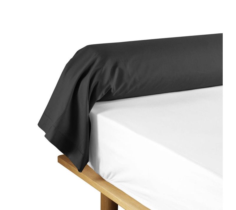 Taie De Traversin "lina" 85x185cm Noir