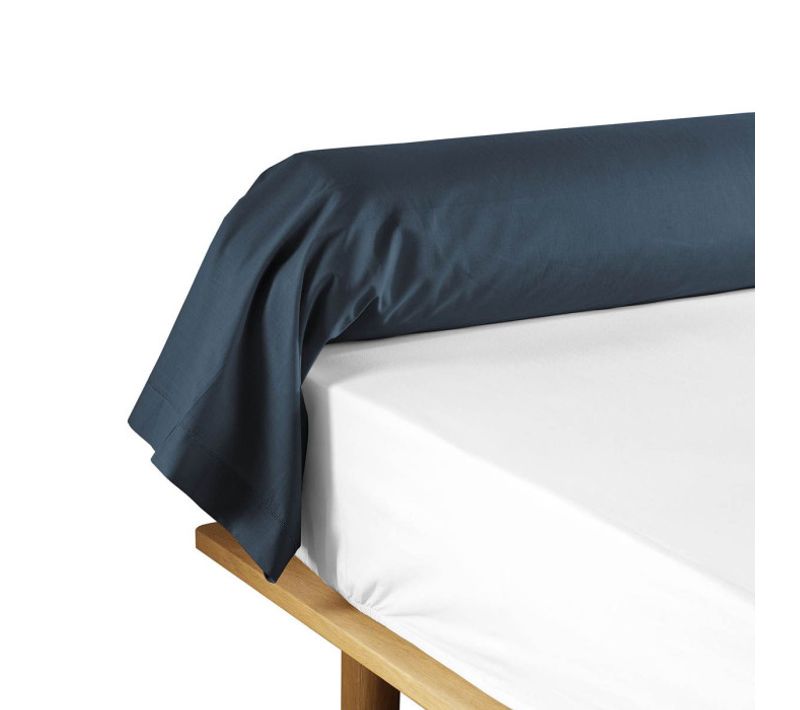 Taie De Traversin "lina" 85x185cm Bleu