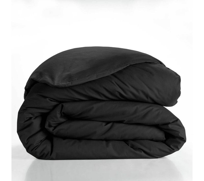 Housse De Couette "lina" 220x240cm Noir