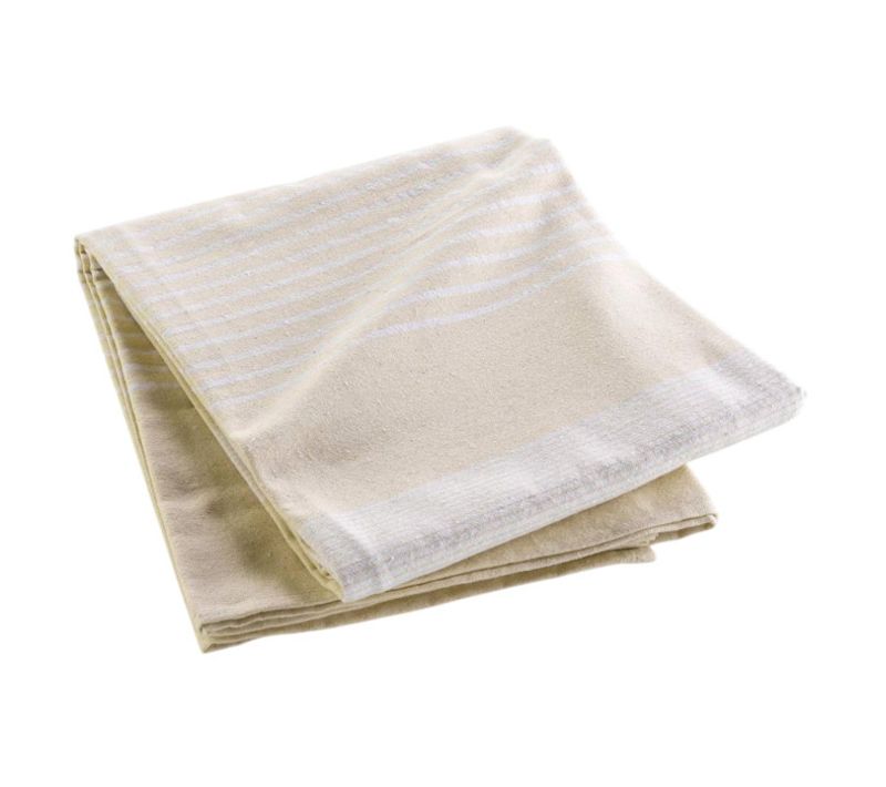 Couvre-lit Tissé Imprimé "adele" 180x220cm Naturel