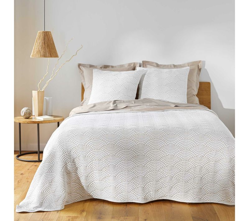 Couvre-lit Cassandra 240 X 260 Cm + 2 Housses De Coussin – Jersey/microfibre