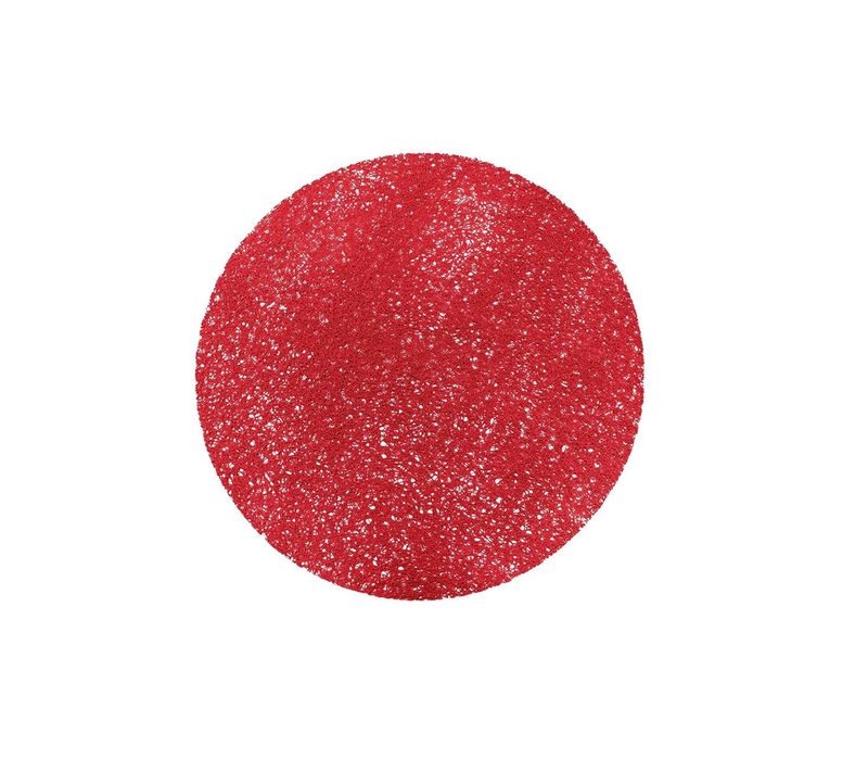 Set De Table Rond "tortilla" 38cm Rouge