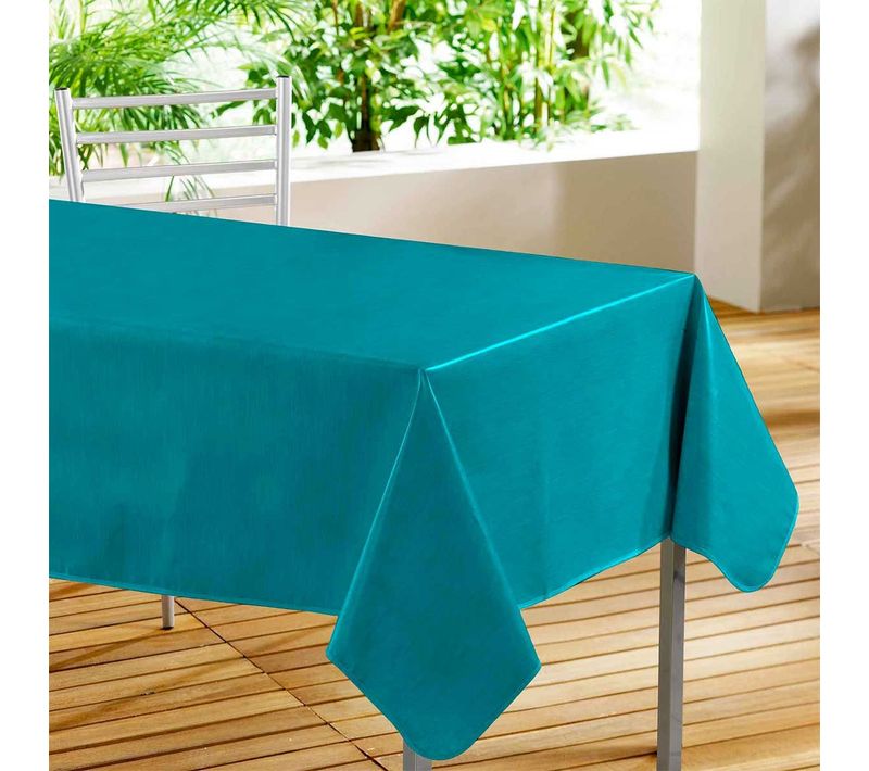 Nappe Toile Cirée "declino" 140x240cm Bleu
