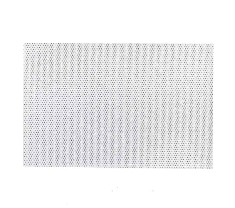 Set De Table "luxurious" 30x45cm Blanc et Argent