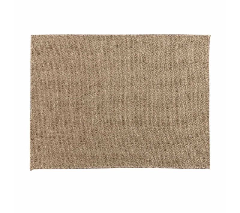 Lot De 2 Sets De Table Jute "modalie" 33x45cm Beige