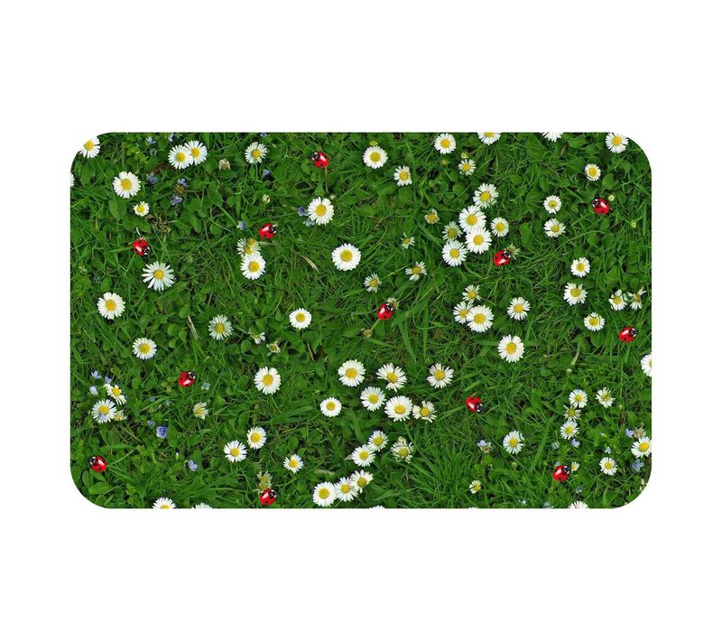 Set De Table Imprimé "fleurette" 28x44cm Vert