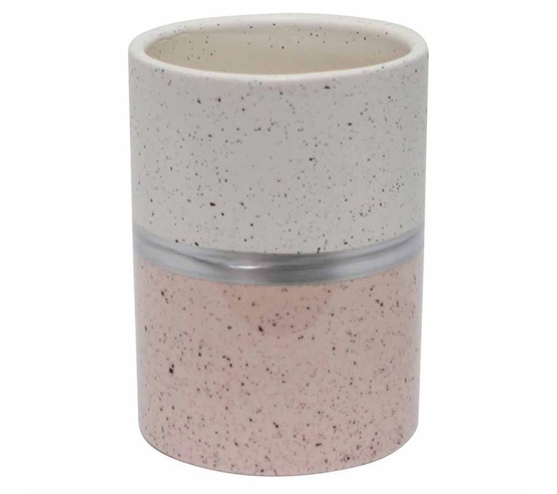 Gobelet Salle De Bain Design "skyline" 10cm Rose