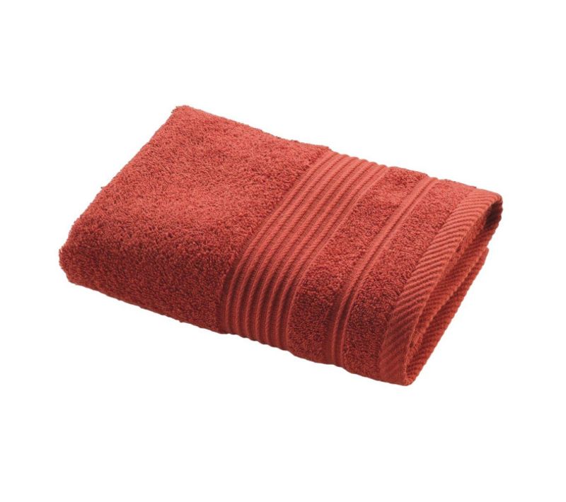 Serviette De Toilette "tendresse" 50x90cm Terracotta