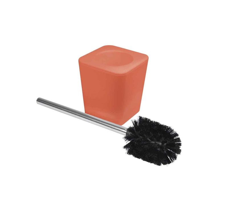 Brosse Wc Soft Touch "vitamine" 38cm Terracotta