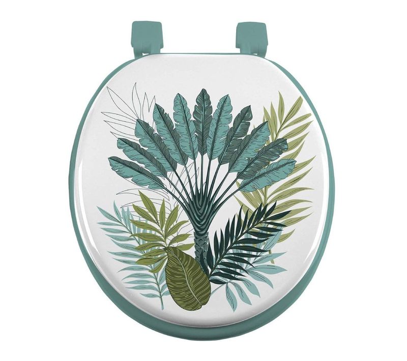 Abattant Wc Imprimé "panazio" 47cm Vert