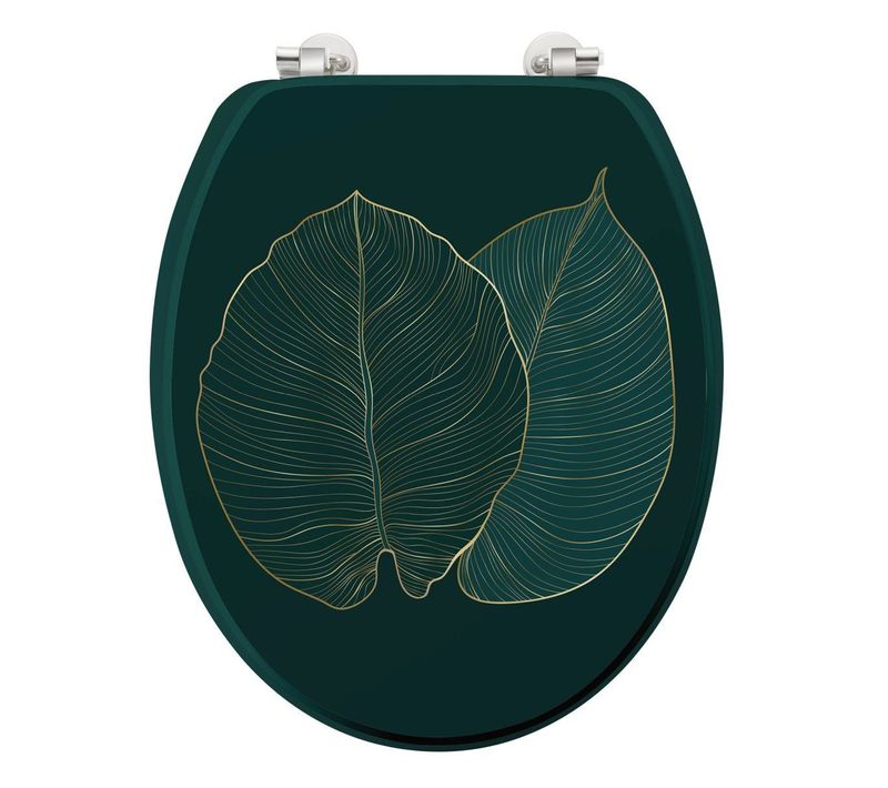 Abattant Wc Imprimé "jade" 46cm Vert