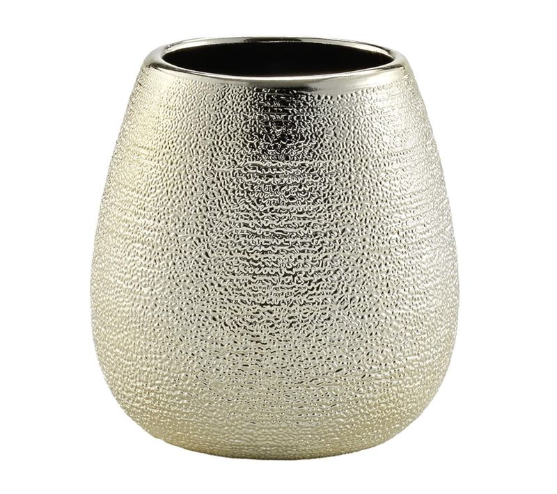 Gobelet Salle De Bain Déco "trésor" 9cm Or
