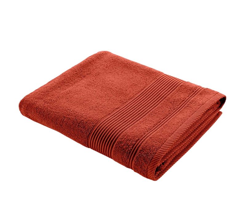 Drap De Bain "tendresse" 90x150cm Rouge