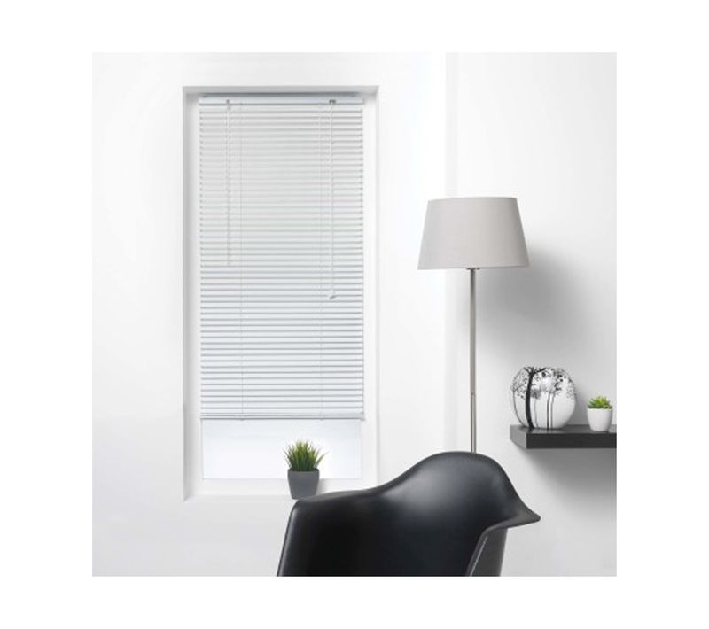 Store à Lamelles "vénitien" 90x180cm Blanc