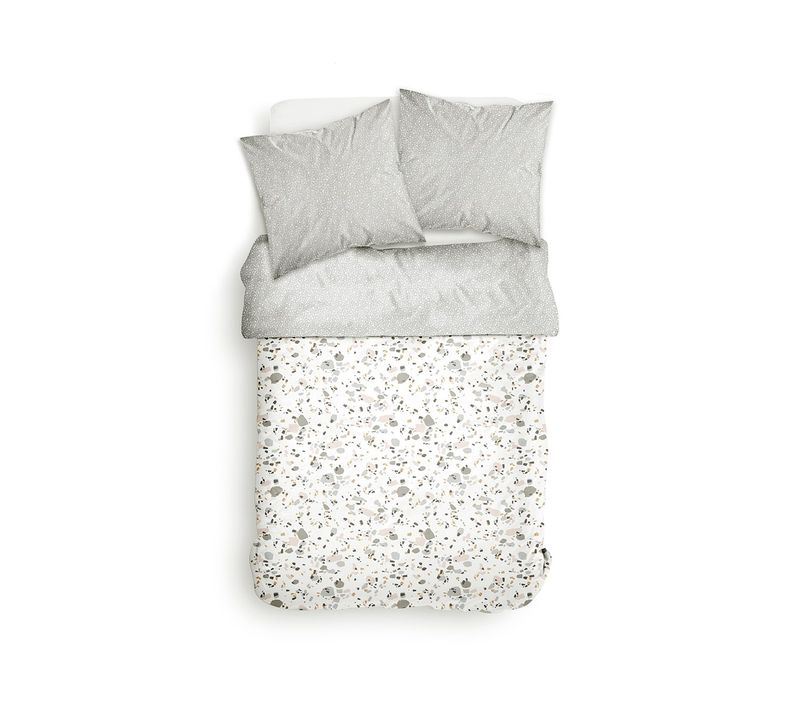 Parure De Lit Sunny Corin 220x240 Cm Gris