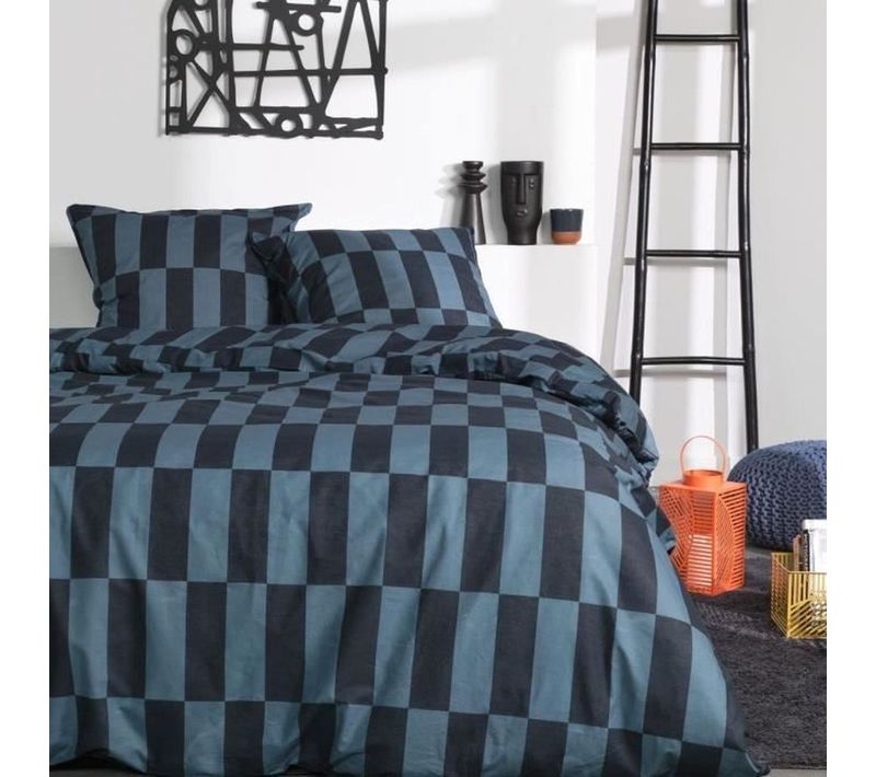 Parure De Lit - Housse De Couette 240x260 Cm + 2 Taies D'oreiller - 100% Coton - Sunshine 14.19