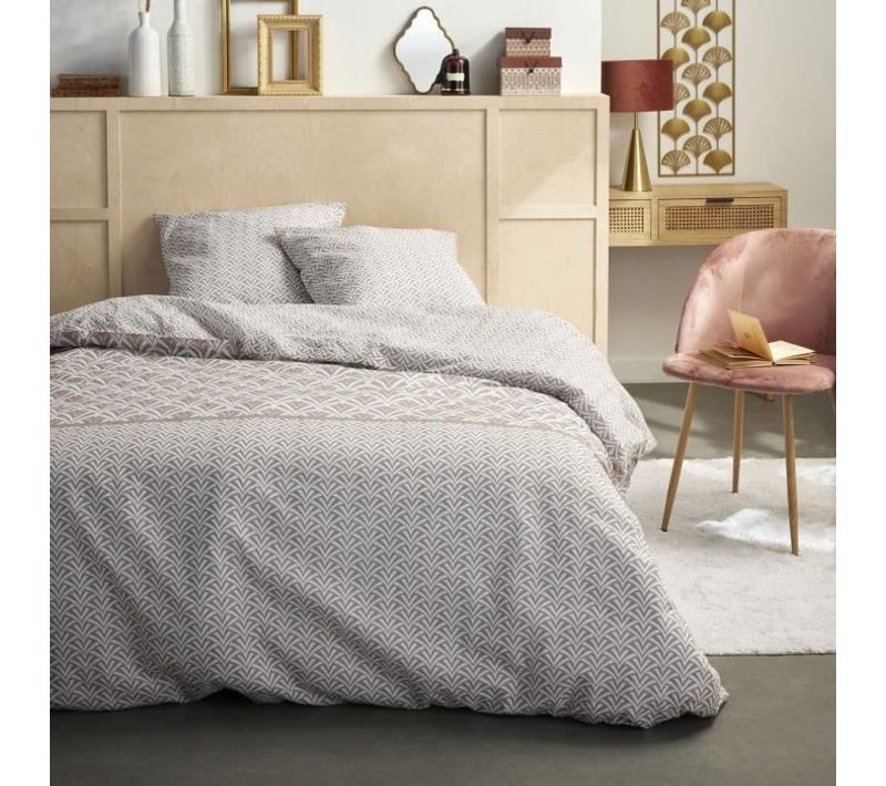 Parure De Lit 2 Personnes - Sunshine 16.19 - 220 X 240 Cm - 100% Coton Imprimé