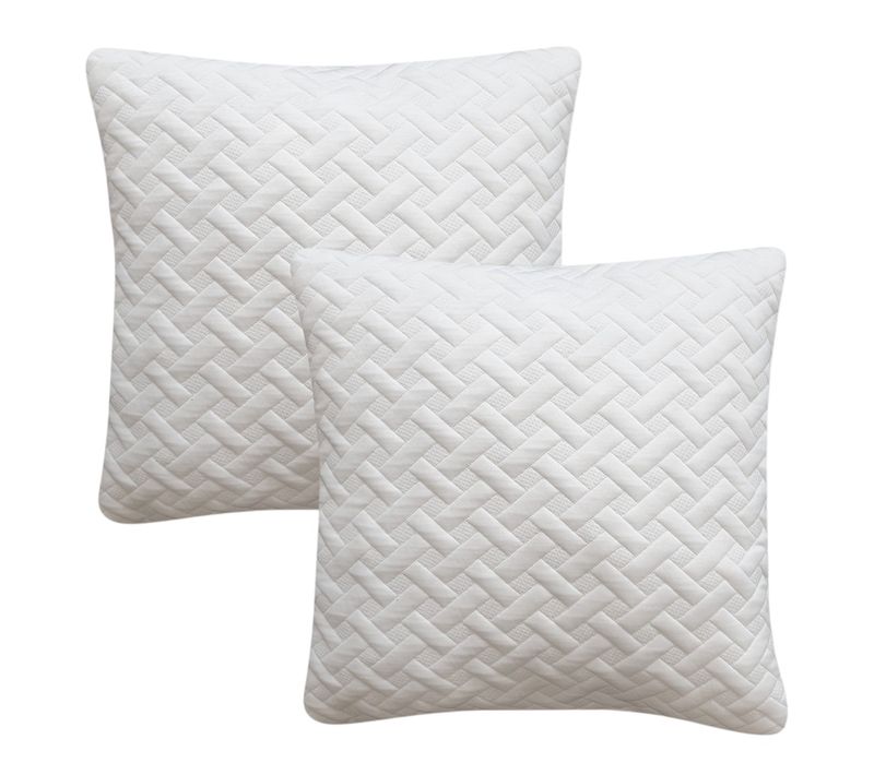 Lot De 2 Oreillers à Mémoire De Forme Essential 60x60cm Blanc