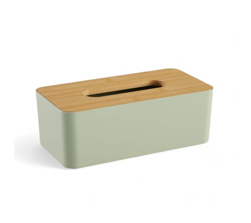 Boîte à Mouchoirs Rectangulaire Avec Bambou Bathroom Vert