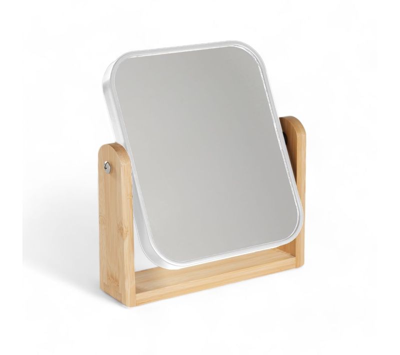 Miroir Sur Pied Rotatif Bathroom Blanc