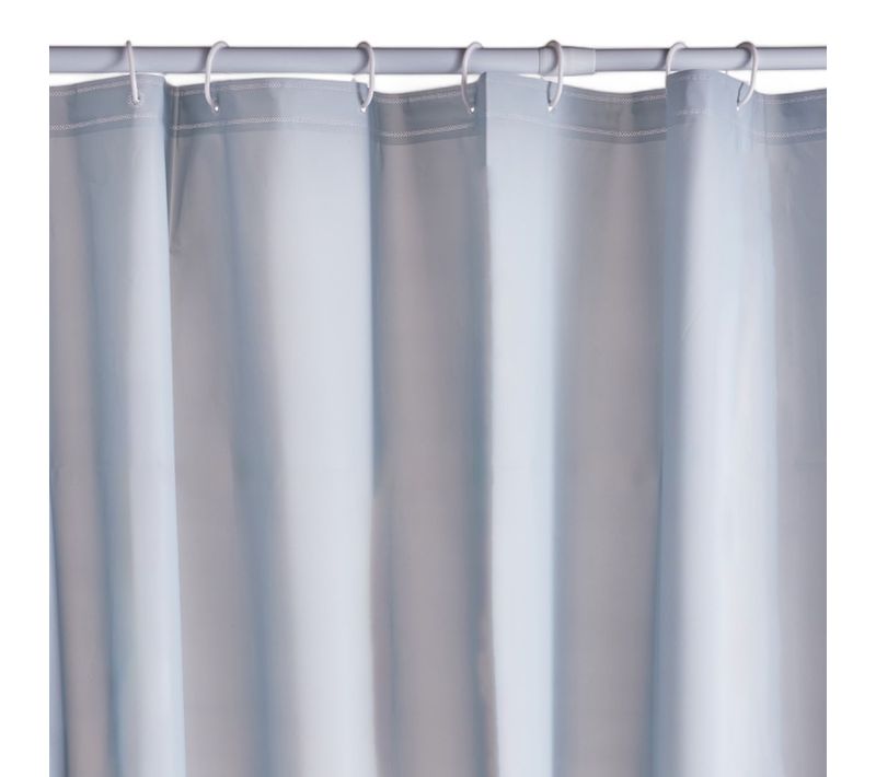 Rideau De Douche Peva Uni Bathroom 180x200cm Bleu