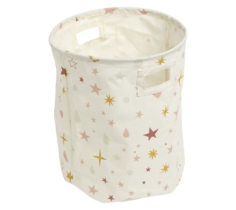 Panier De Rangement Rond La Tete Dans Les Nuages Blanc