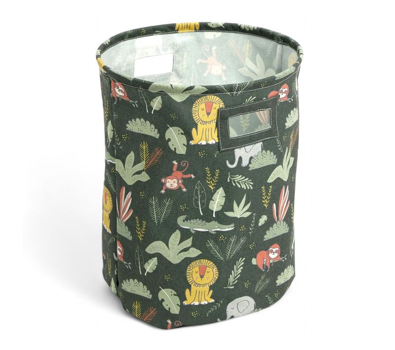 Panier De Rangement XL Rond Le Roi De La Jungle Sauge