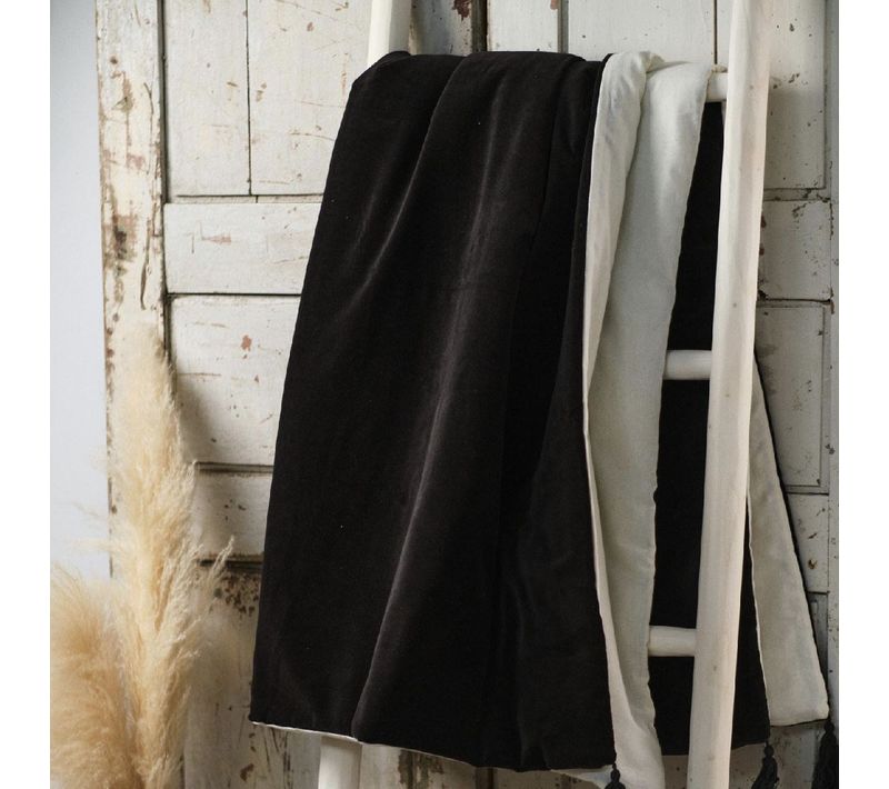 Edredon Bicolore Indies Noir