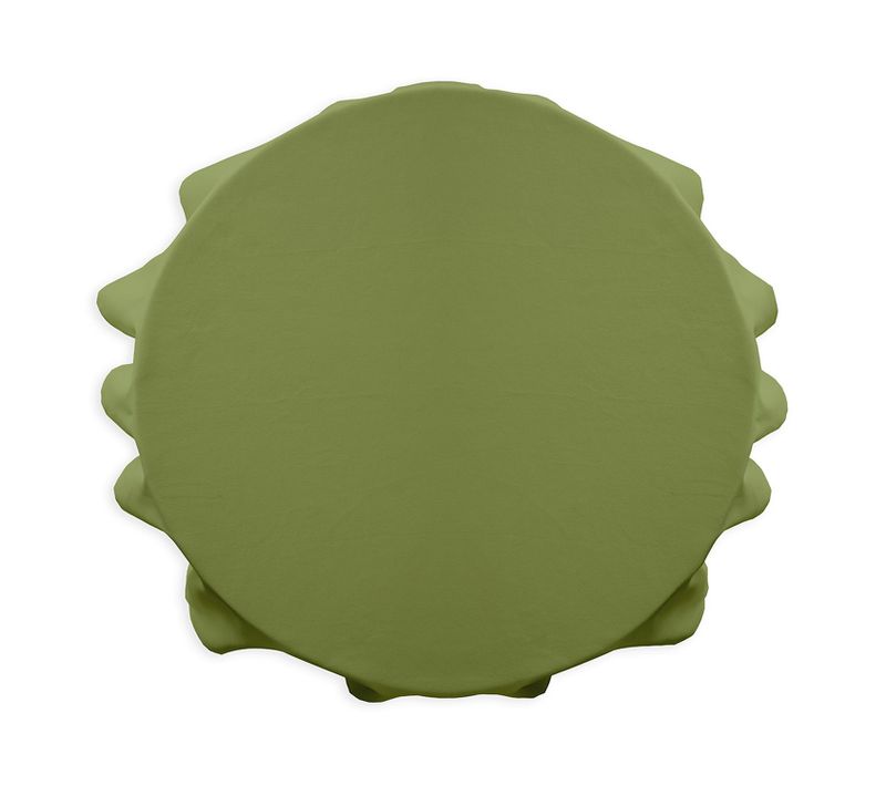 Nappe Ronde Diam. 180 Cm - Vert Bambou