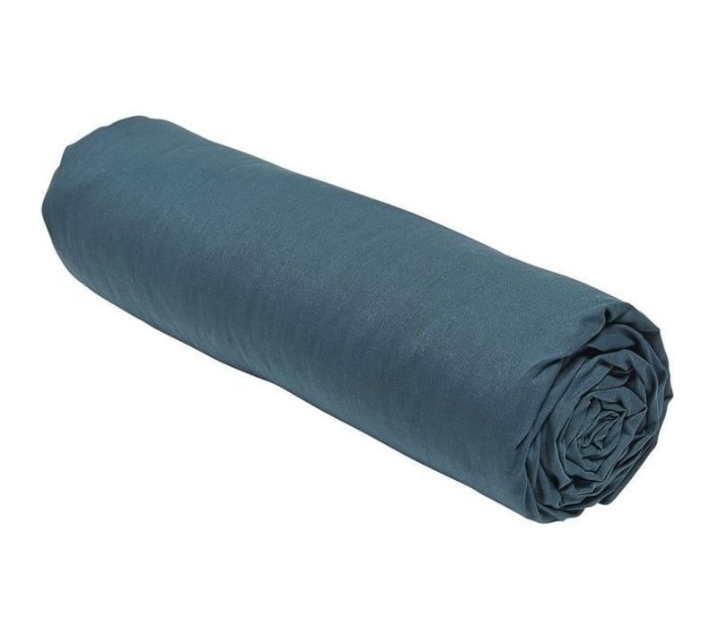 Drap Housse Grand Bonnet Pour Lit Bio Organic 180x200 Cm Vert Foncé