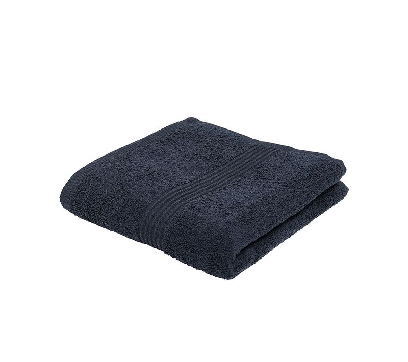 Serviette De Bain Uni Essential Bleu Marine