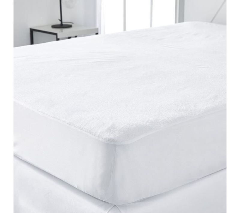 Protège Matelas Imperméable - Essential - Pour Lit 1 Personne - 90 X 190 Cm