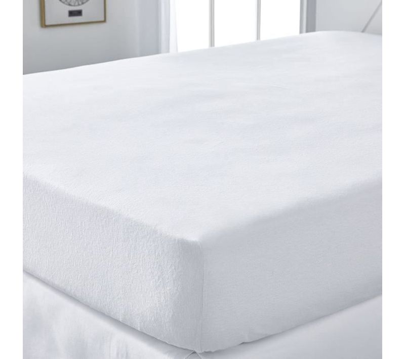 Protege Matelas Absorbant - Essential - Pour Lit 2 Personnes - 140 X 190 Cm - Anti-acarien