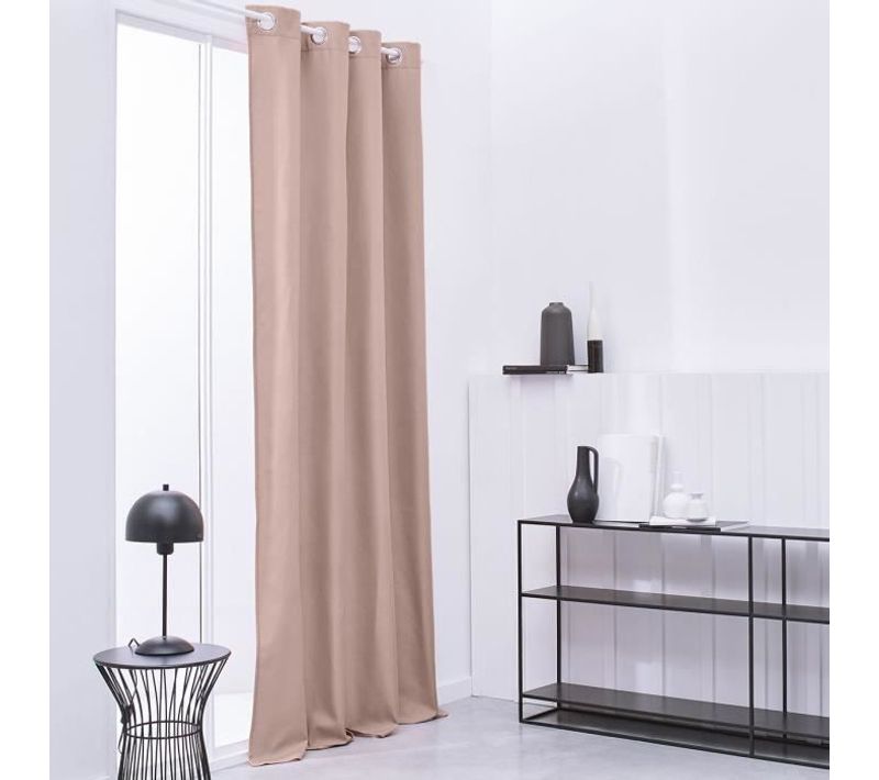 Rideau Isolant Rose 140x240 Cm