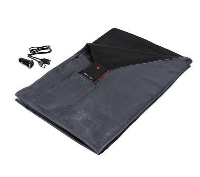 Plaid Chauffant 120 X 120 Sur Batterie - Ad 800a