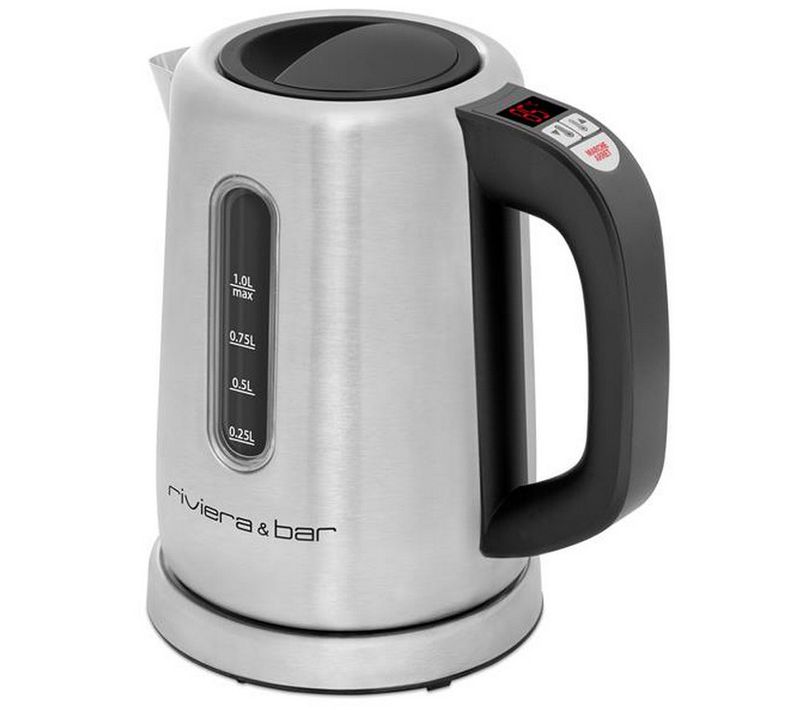 Bouilloire Sans Fil 1l 2000w Inox/noir - Bbt350