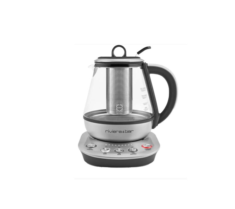 Bouilloire-théière 1l 800w Inox - Bth450