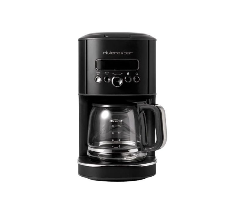 Cafetière Programmable 12 Tasses 950w Noir Bcf579