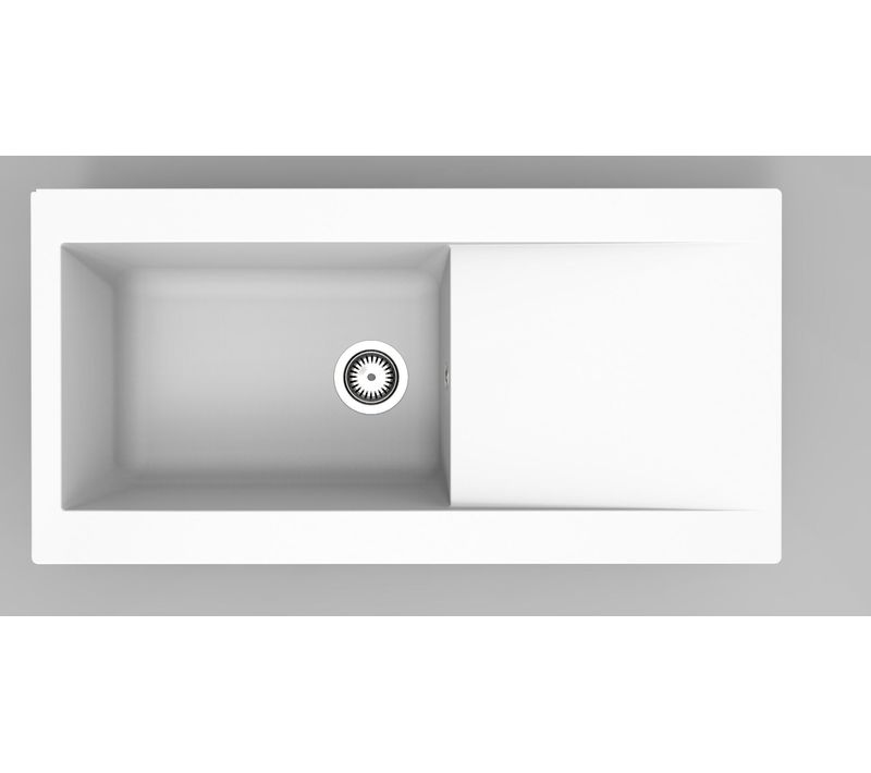 Evir résine 1 bac 100x50 cm EINNA Blanc