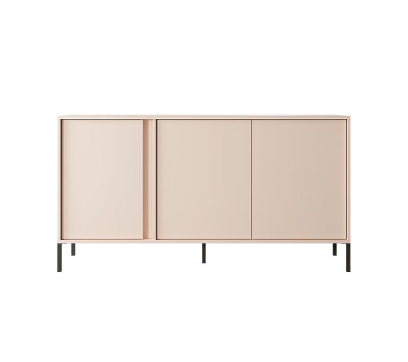 Buffet Hulda Beige 3 Portes 153cm