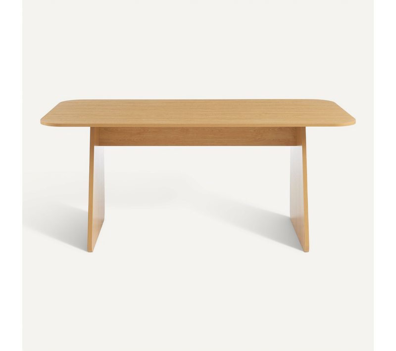 Table À Manger Lango Rectangulaire Effet Chêne 180 Cm